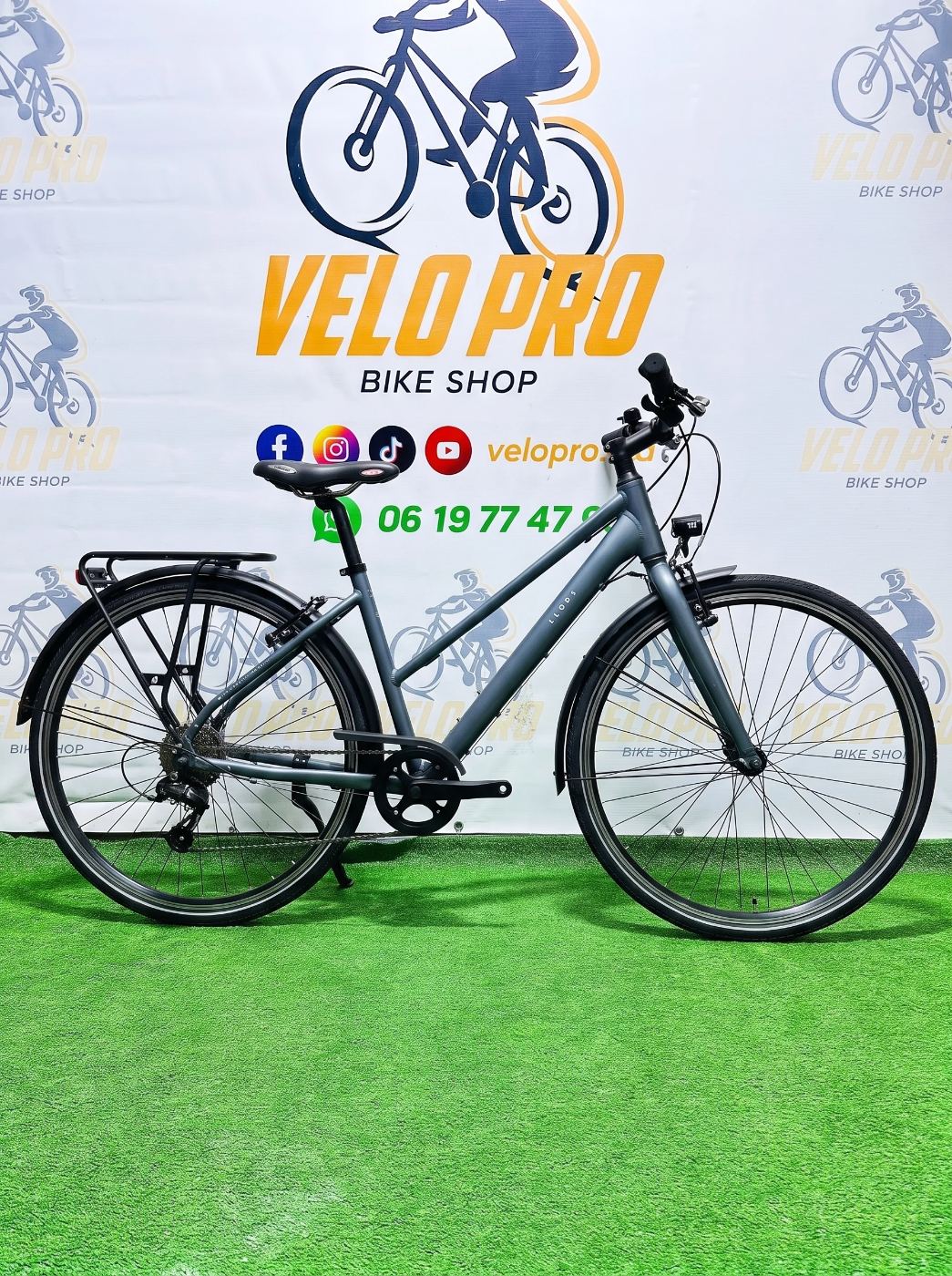Vélo VTC Elops Long Distance 500