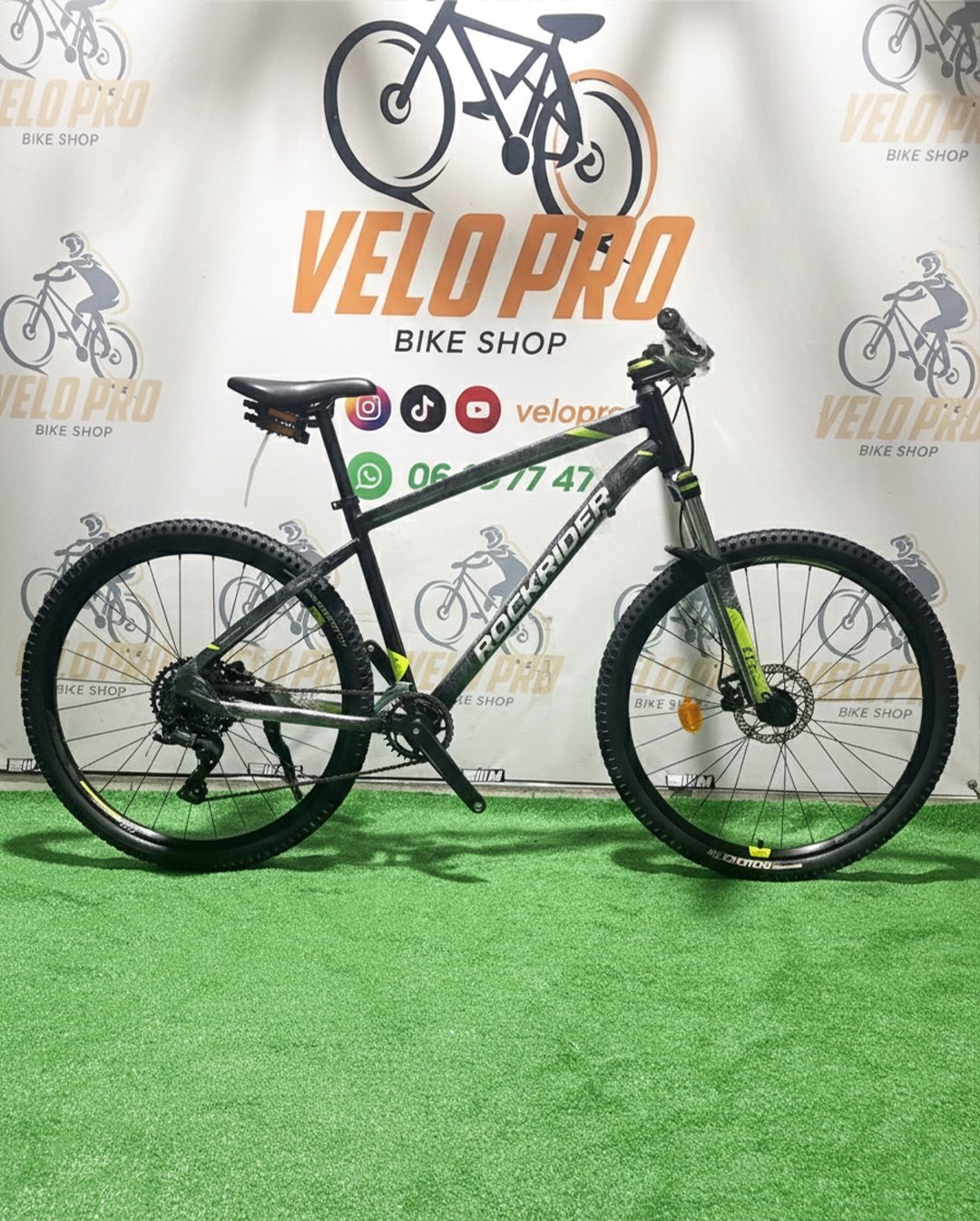 VTT Rockrider ST 520 Black/Green 27.5"
